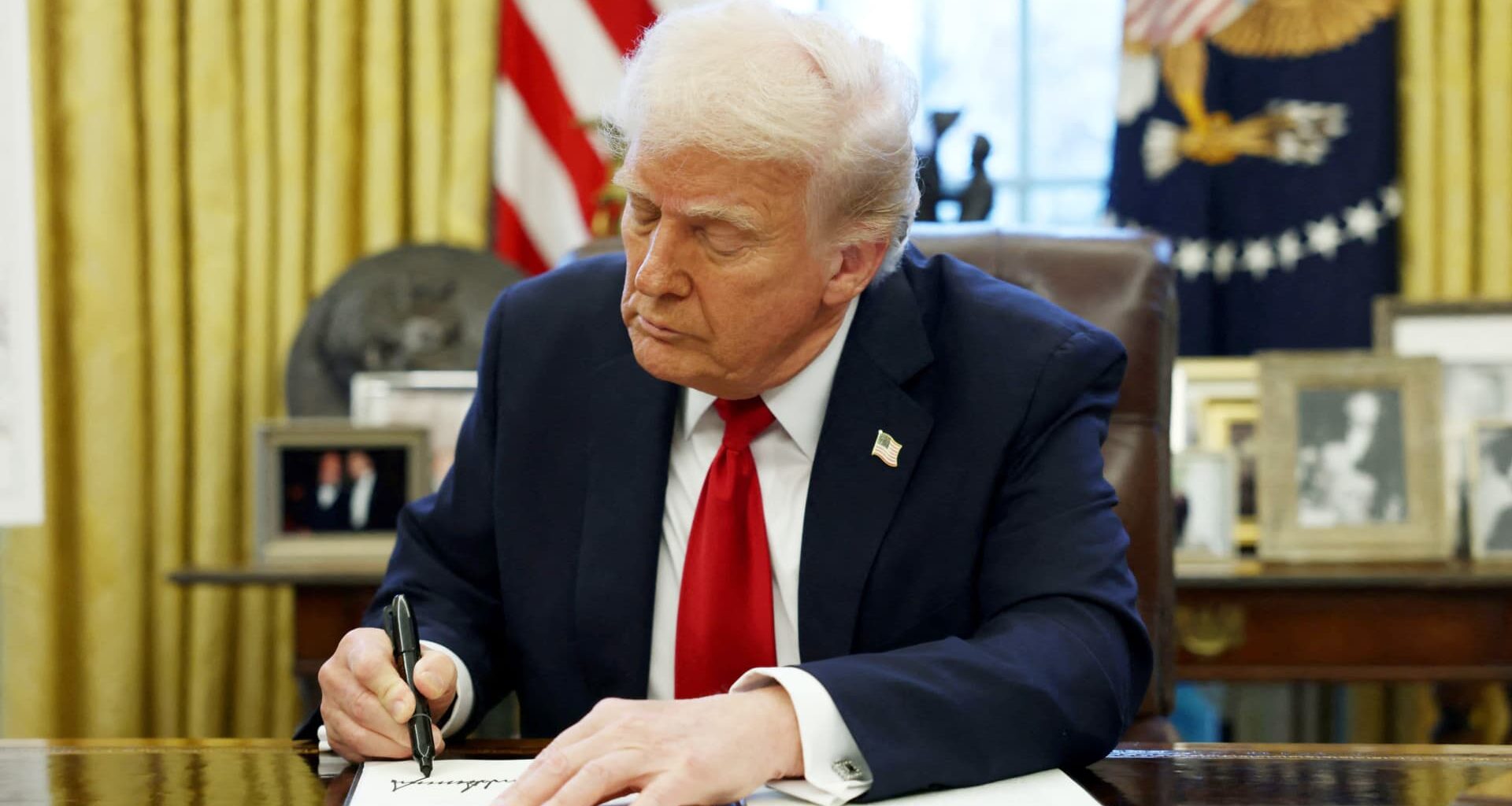 Trump threatens 'far larger' tariffs on EU and Canada