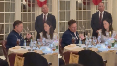 Watch: Elon Musk's balancing act goes viral, literally!