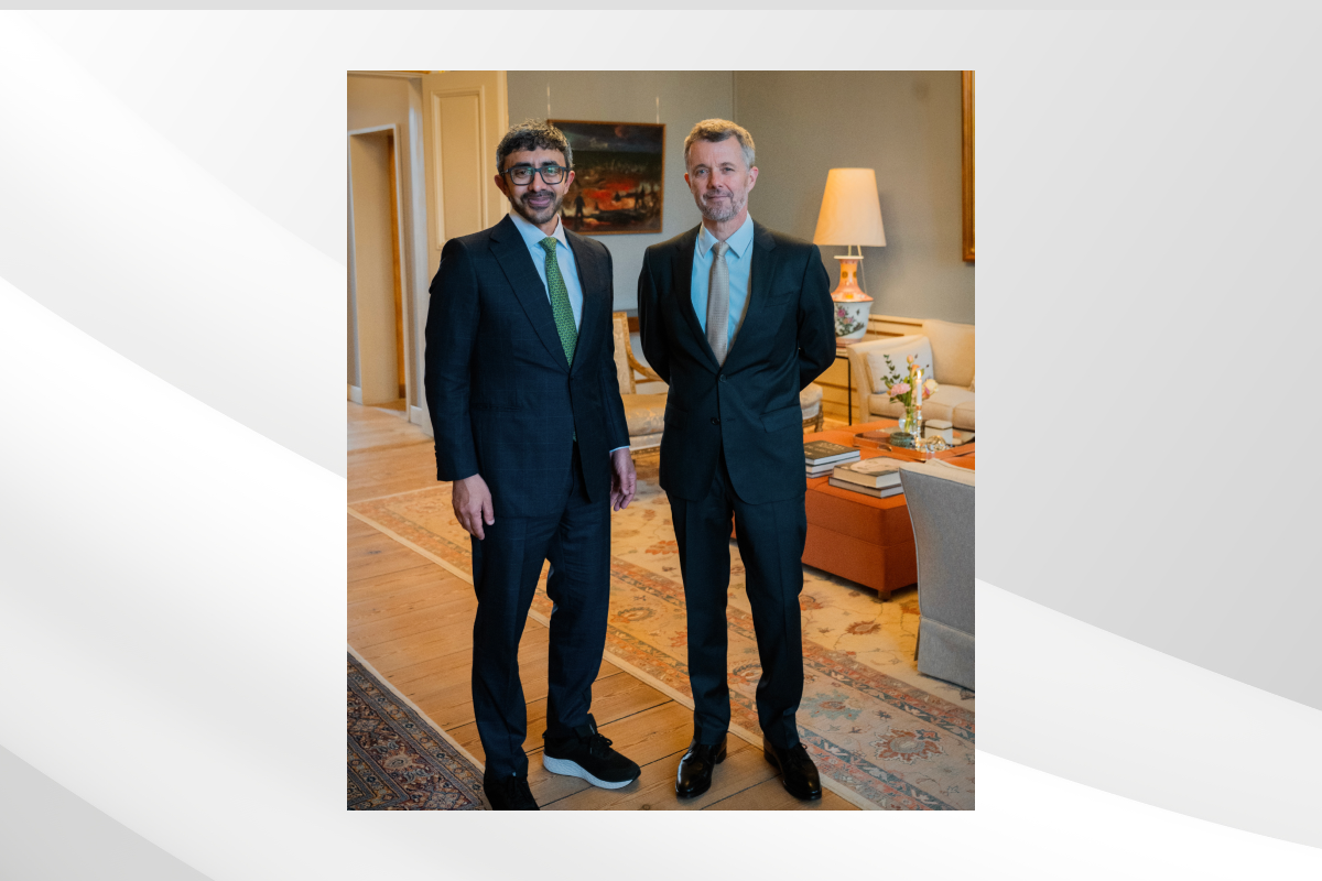King of Denmark receives Abdullah Bin Zayed in Copenhagen