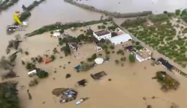 Video. Floods in southern Spain, 365 homes evacuated near Málaga