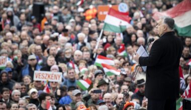 Hungary's Russia-friendly prime minister attacks the EU in nationalist speech