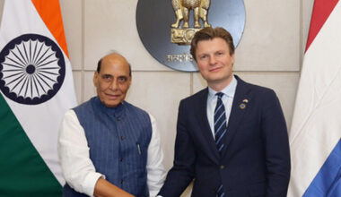 Rajnath Singh meets Netherlands counterpart Ruben Brekelmans, discusses bilateral cooperation in defence