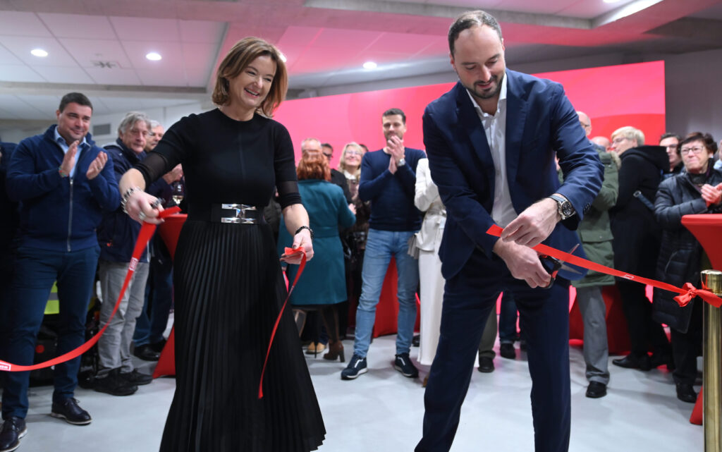 Tanja Fajon in Klemen Žibert
