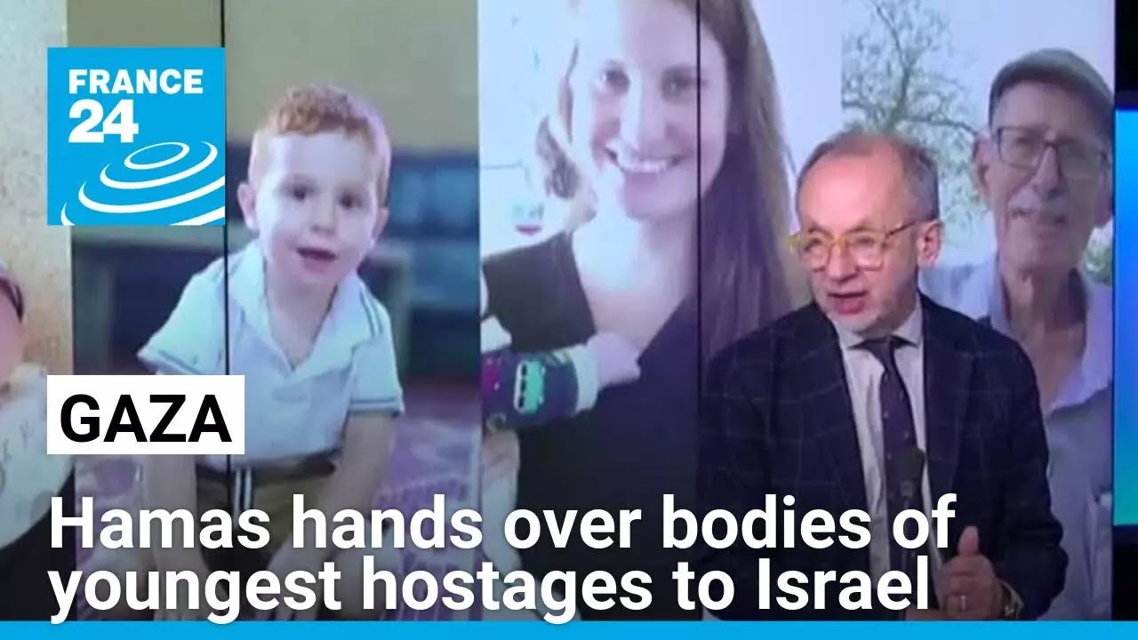 Hamas hands over bodies of youngest Gaza hostages taken from Israel • FRANCE 24 English