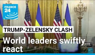 World leaders react to Trump-Zelensky clash in Oval Office • FRANCE 24 English