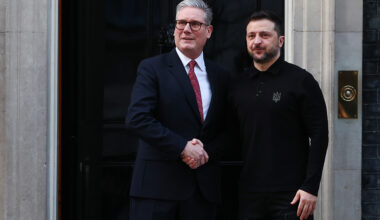 Keir Starmer Volodymyr Zelensky Downing Street