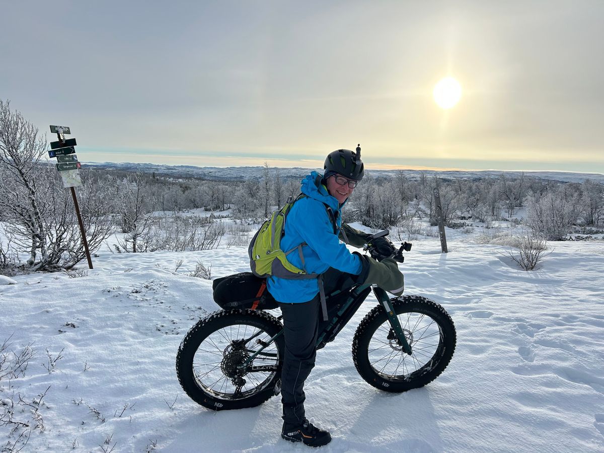 Phil taking in the views