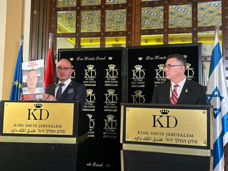Croatian FM Meets Israeli FM in Jerusalem Visit