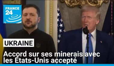 Kiev a accepté les termes d'un accord sur ses minerais avec les États-Unis • FRANCE 24