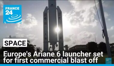 Europe's Ariane 6 launcher set for first commercial blast off • FRANCE 24 English