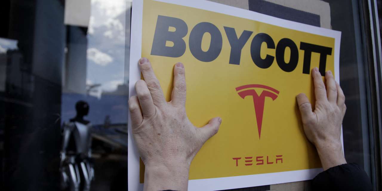 Tesla Stock Drops. A ‘Buyer Strike’ Has Become a Real Problem for Musk. - Barron's