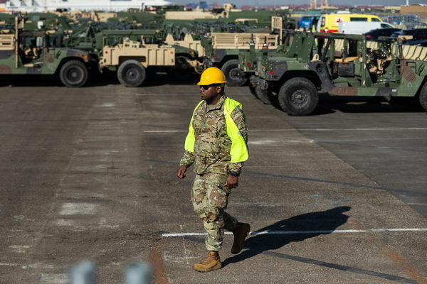 Belgium hosts NATO rotation as US military equipment arrives in Antwerp