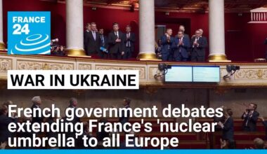 French government debates extending France's 'nuclear umbrella' to all Europe • FRANCE 24 English