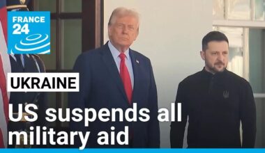 US suspends all military aid to Ukraine after Oval Office clash with Zelensky • FRANCE 24 English