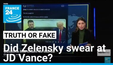 Did Zelensky swear at JD Vance during heated Oval Office meeting? • FRANCE 24 English