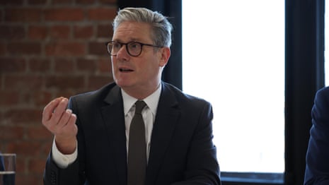 Keir Starmer gives defence-related briefing to workers and media – watch live