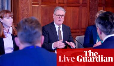 Starmer says it would be ‘big mistake’ to think Ukraine no longer needs military support because peace deal inevitable – UK politics live | Politics