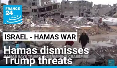 Hamas dismisses Trump's threat to Gaza • FRANCE 24 English