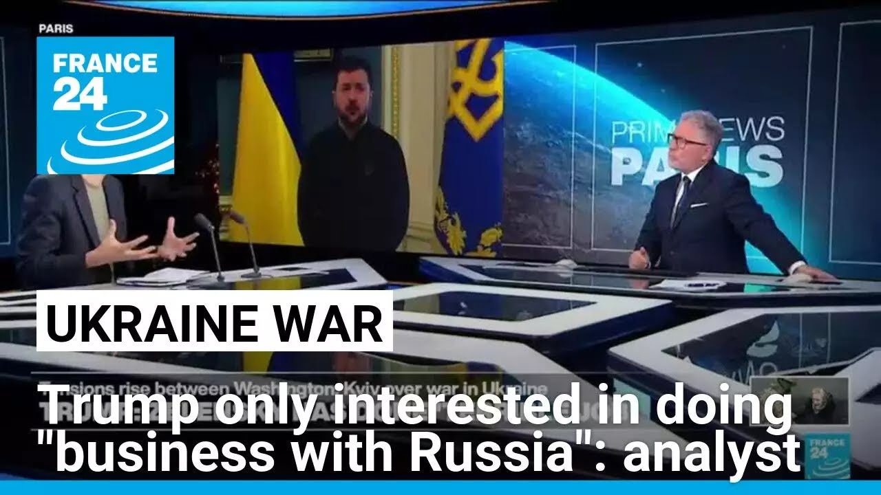 Trump "is very interested in doing business with Russia": analyst • FRANCE 24 English