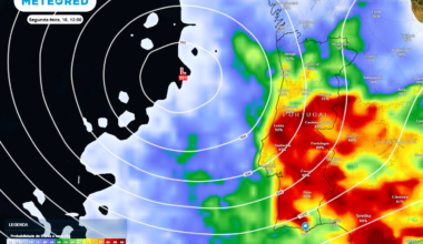 chuva, vento, neve e mar afetarão assim a sua região
