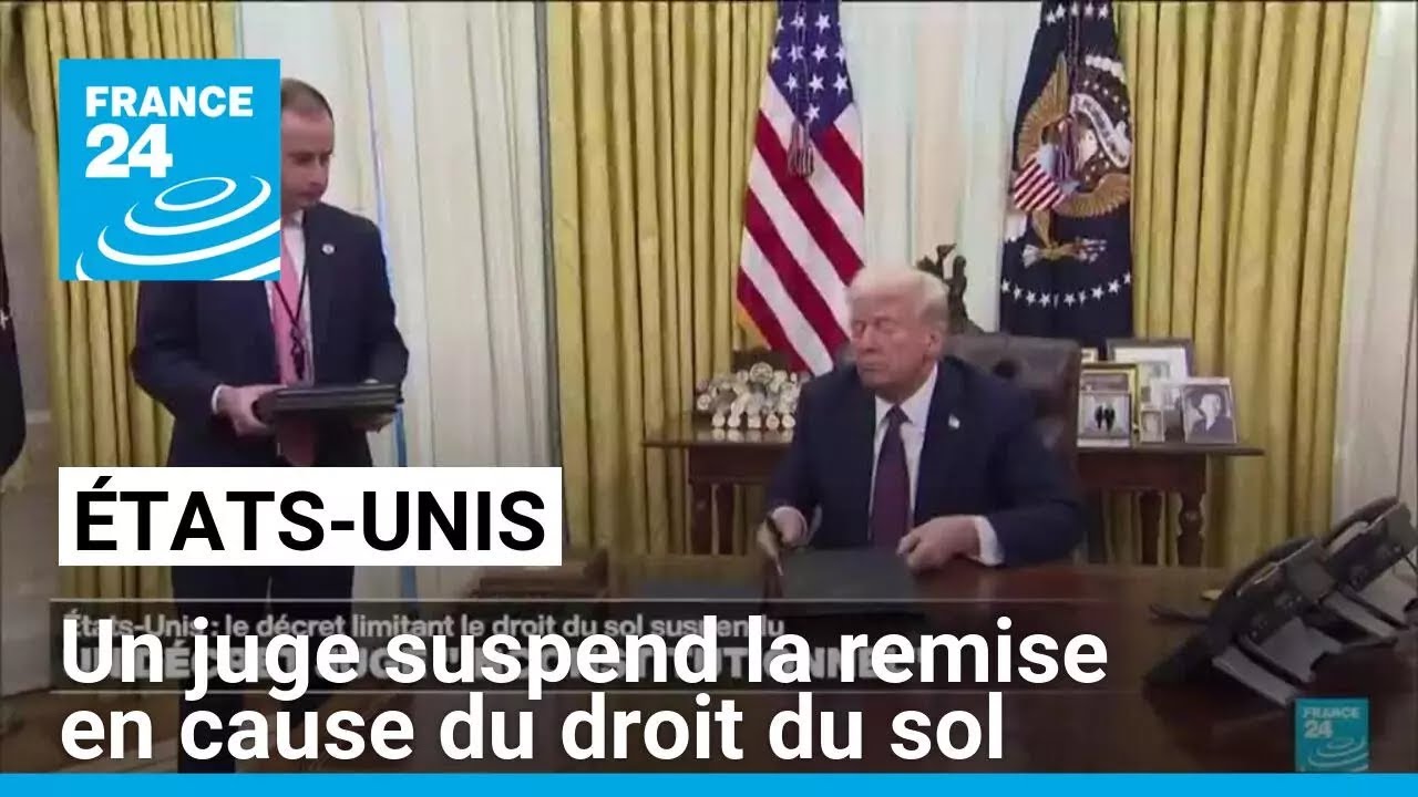 États-Unis : un juge suspend la remise en cause du droit du sol, Trump annonce faire appel