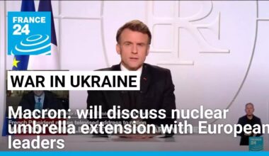 Macron says to discuss with European partners extending French nuclear deterrence • FRANCE 24