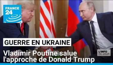 Guerre en Ukraine : Vladimir Poutine salue l'approche de Donald Trump • FRANCE 24