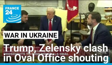 Trump and Zelensky clash in Oval Office shouting match • FRANCE 24 English