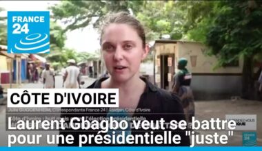 Côte d'Ivoire : Laurent Gbagbo veut se battre pour une présidentielle "juste" • FRANCE 24