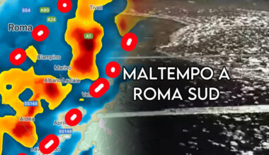 Nubifragi a sud della Capitale, cosa sta accadendo