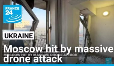 Moscow hit by massive drone attack • FRANCE 24 English