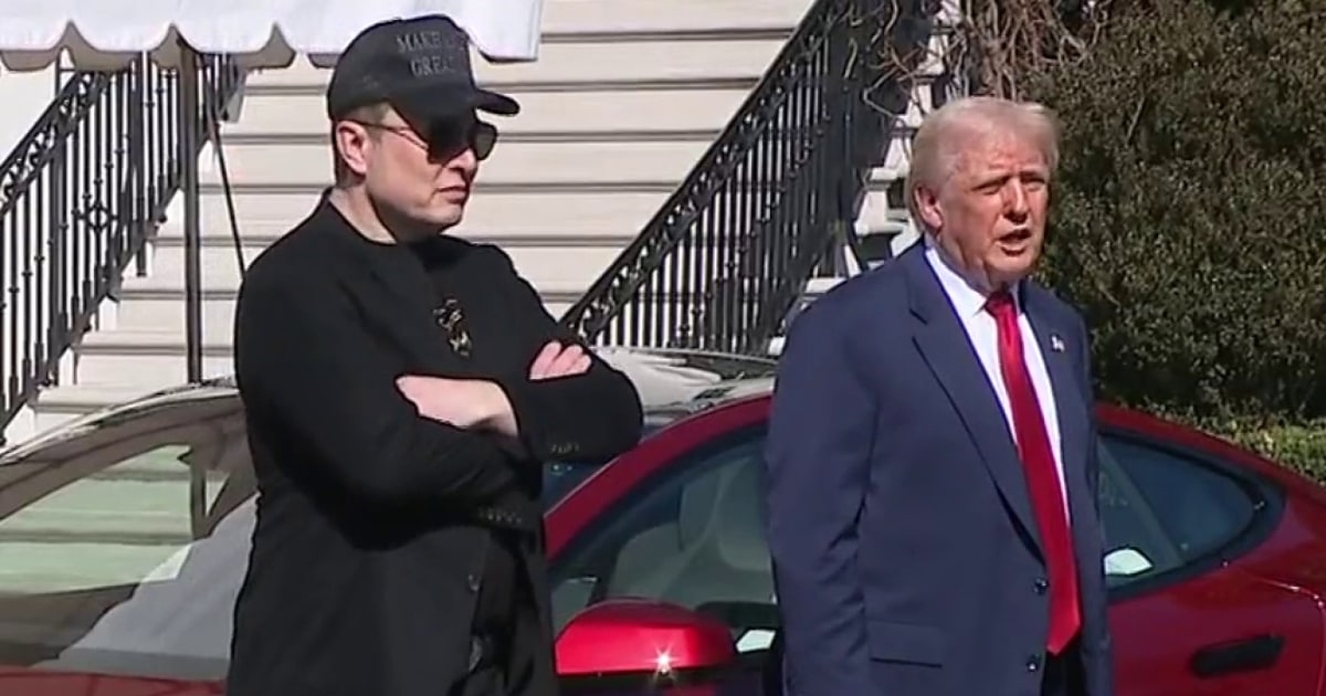 Trump turns White House into Tesla showroom