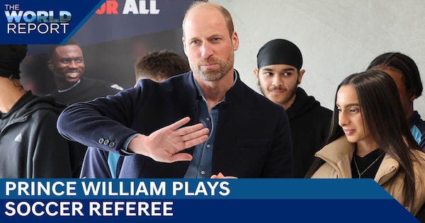 Prince William Visits Referee Training Course In Walsall, United Kingdom