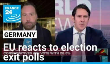 Brussels reacts to Germany's election exit polls • FRANCE 24 English