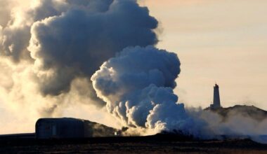 Large earthquake swarm near Reykjanestá