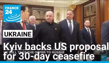 Ukraine backs US proposal for 30-day ceasefire with Russia • FRANCE 24 English