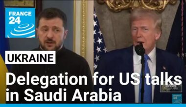 Zelensky names Ukrainian delegation for upcoming talks with US in Saudi Arabia • FRANCE 24 English