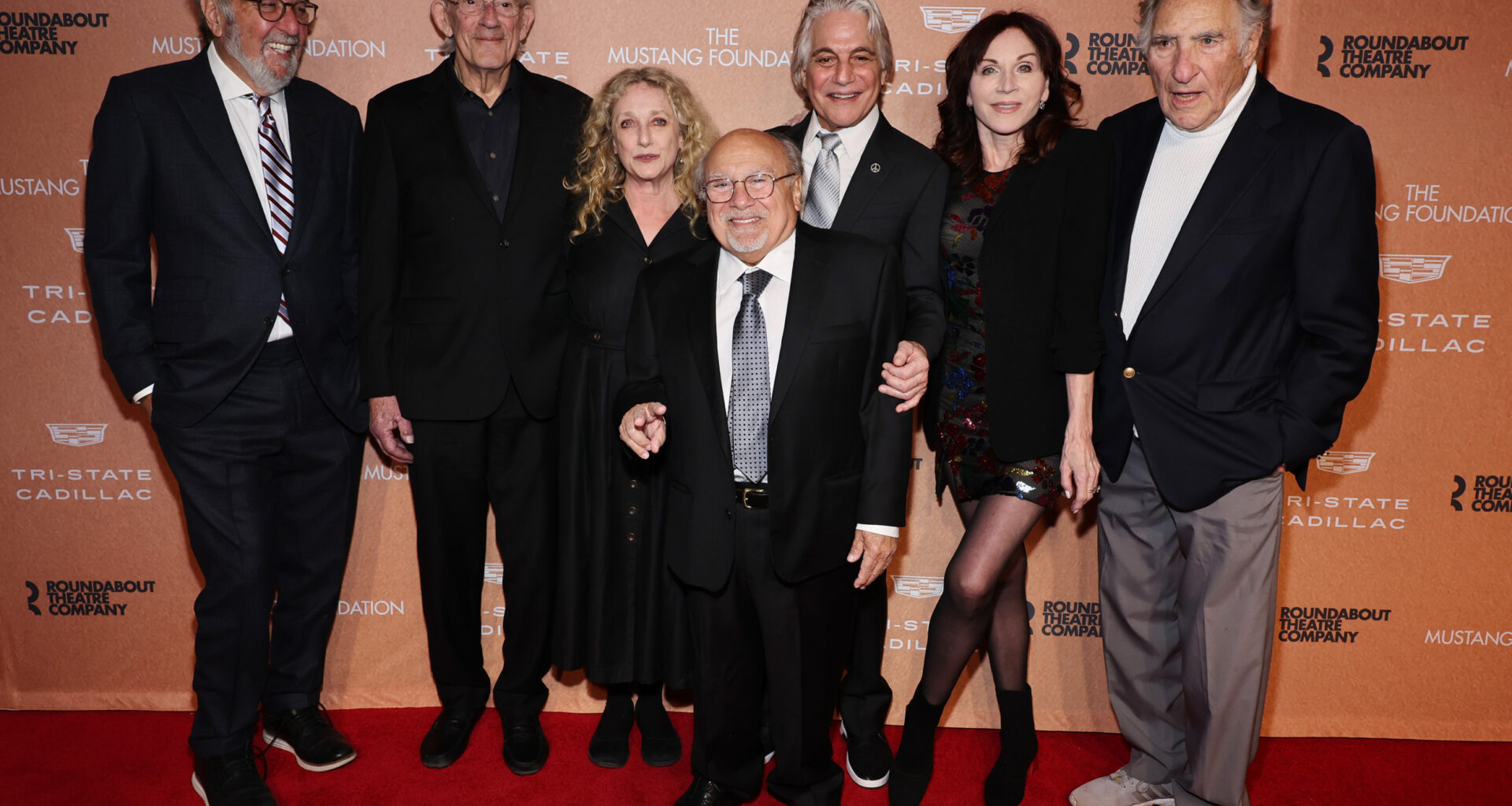 The cast of
