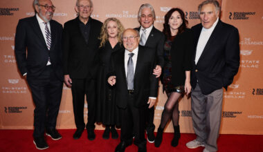 The cast of
