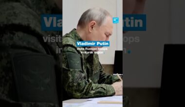 Putin visits Russian troops in Kursk region • FRANCE 24 English