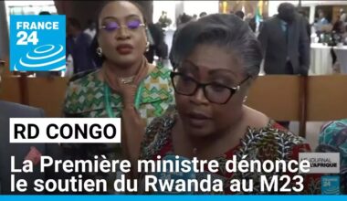 Judith Siminwa Tuluka, Première ministre de la RDC, dénonce le soutien du Rwanda au M23