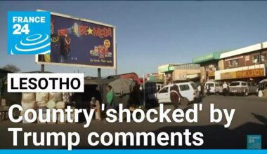 Lesotho says 'shocked and embarrassed' by Trump comments • FRANCE 24 English