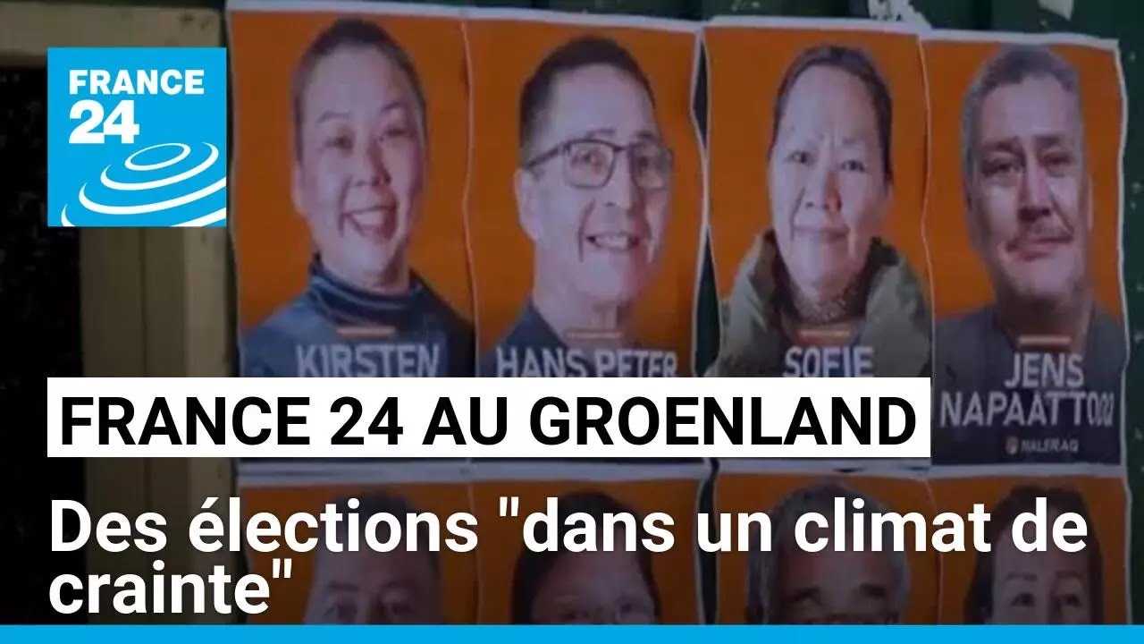 Législatives : l'inquiétude des Groenlandais grandit • FRANCE 24