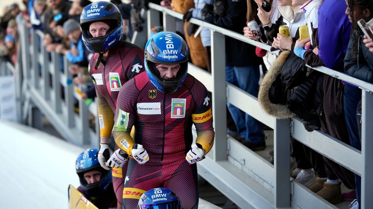 Francesco Friedrich of Germany wins 16th world bobsled championship, taking 4-man in Lake Placid
