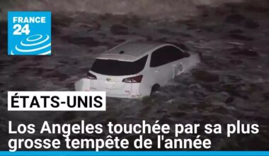 Los Angeles touchée par des coulées de boue après une tempête • FRANCE 24