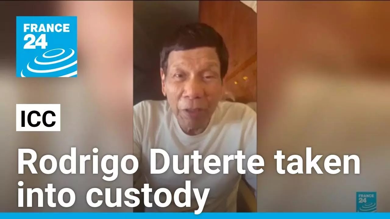 Duterte says he is 'responsible' as ICC takes him into custody • FRANCE 24 English