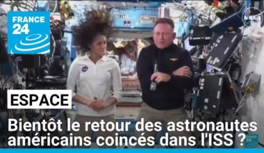 Le retour des astronautes américains coincés dans l'ISS se dessine • FRANCE 24