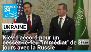 Ukraine : Kiev soutient une proposition américaine de cessez-le-feu avec la Russie • FRANCE 24