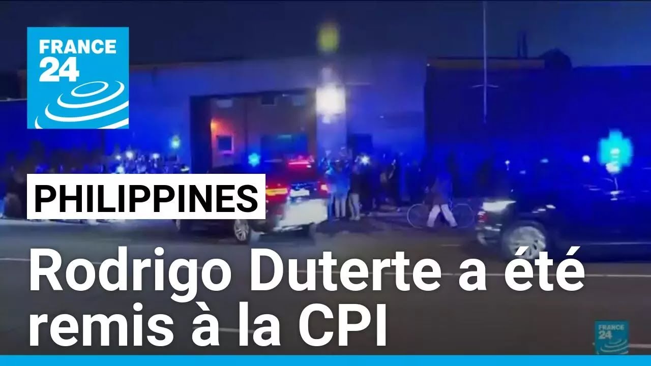 Accusé de crimes contre l'humanité, Rodrigo Duterte a été remis à la CPI • FRANCE 24