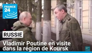 Vladimir Poutine rend visite aux troupes russes dans la région de Koursk • FRANCE 24